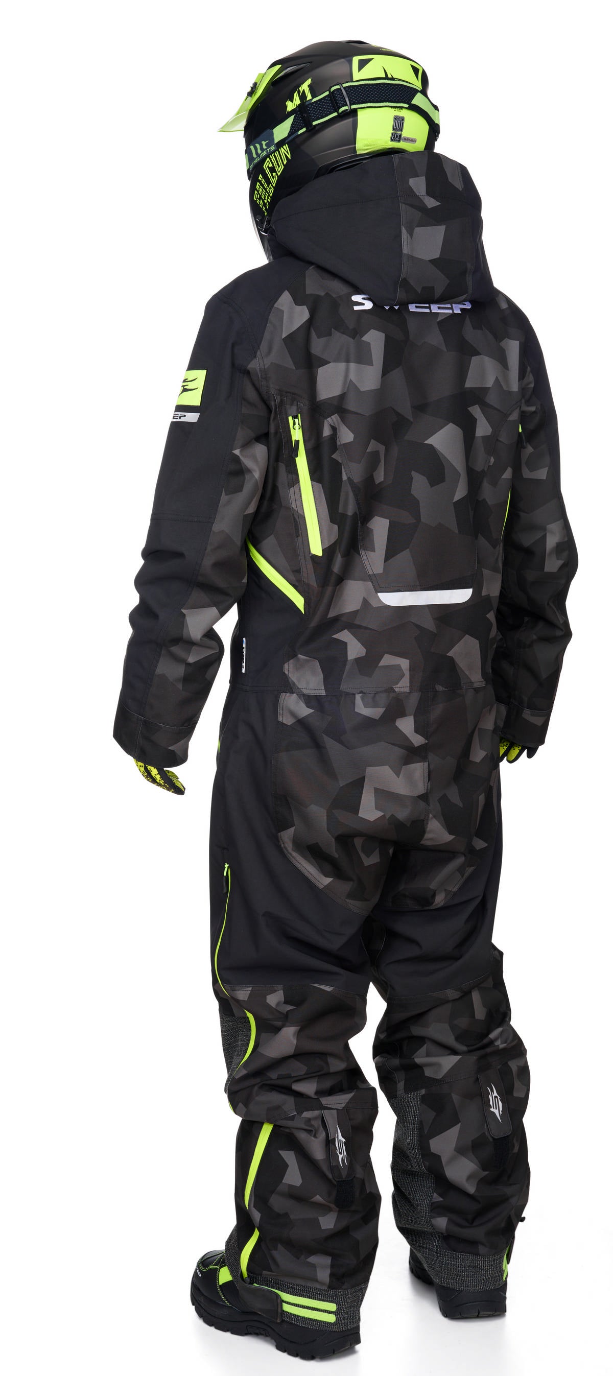 Sweep Peak Insulated Snöskoteroverall Svart/Camo/Gul