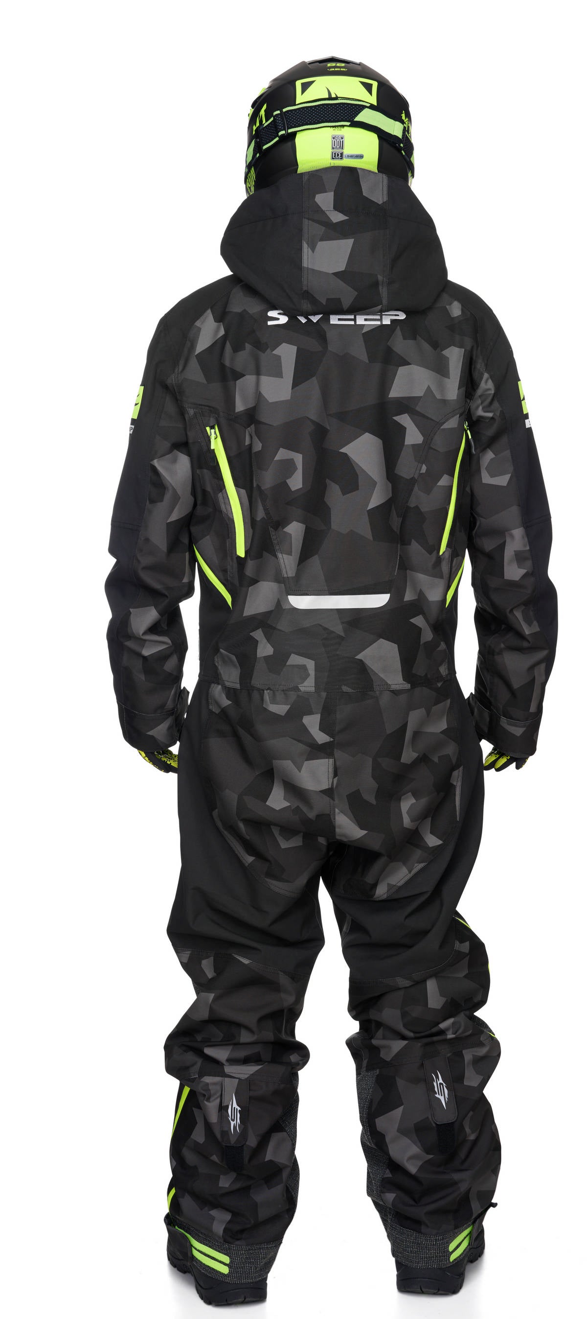 Sweep Peak Insulated Snöskoteroverall Svart/Camo/Gul