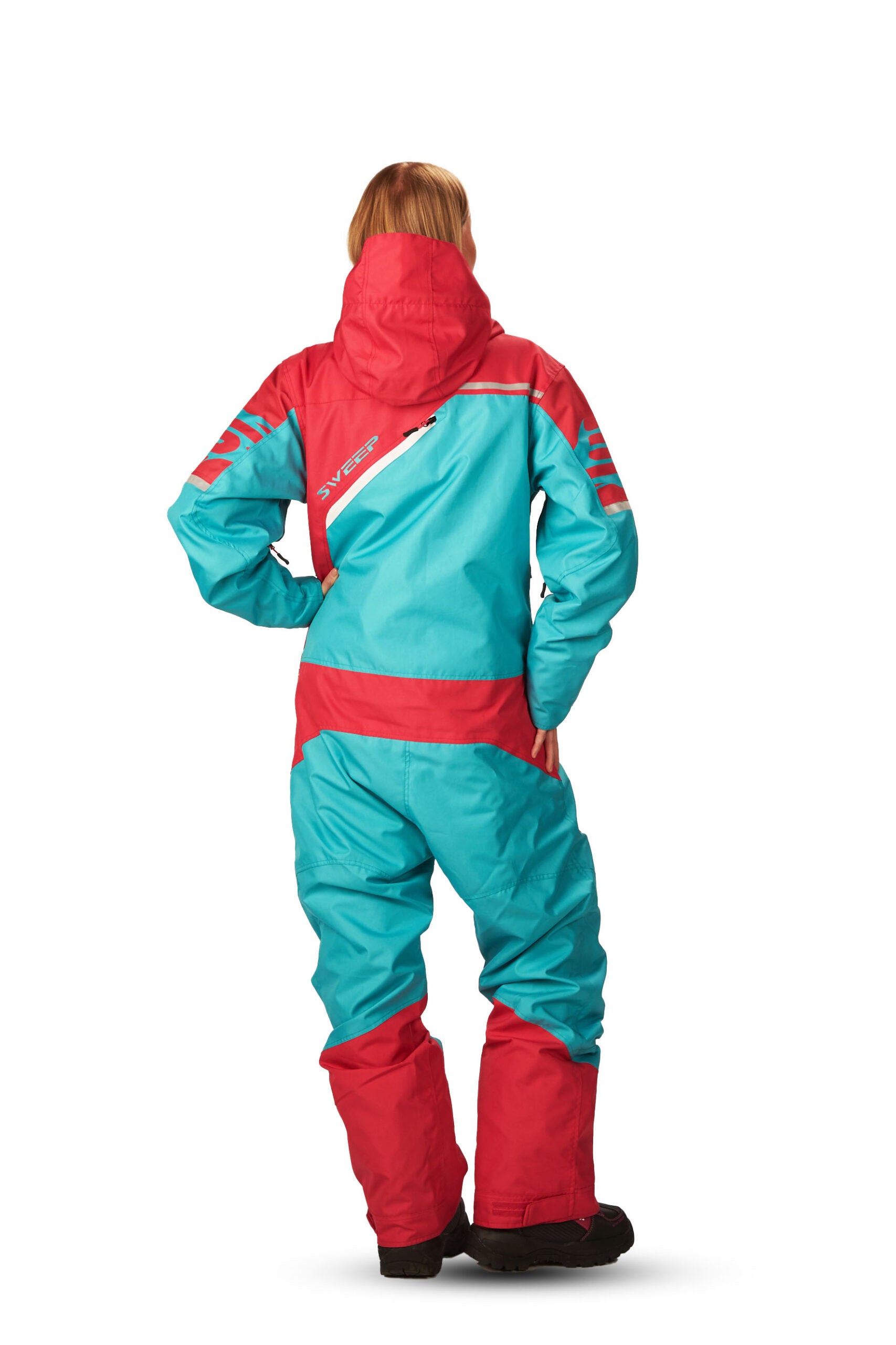 Sweep Razor Insulated Dam Snöskoteroverall Rosa/L.Blå