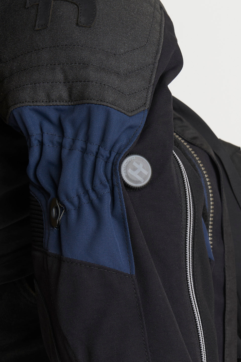 Halvarssons Textiljacka Mora Svart/blå