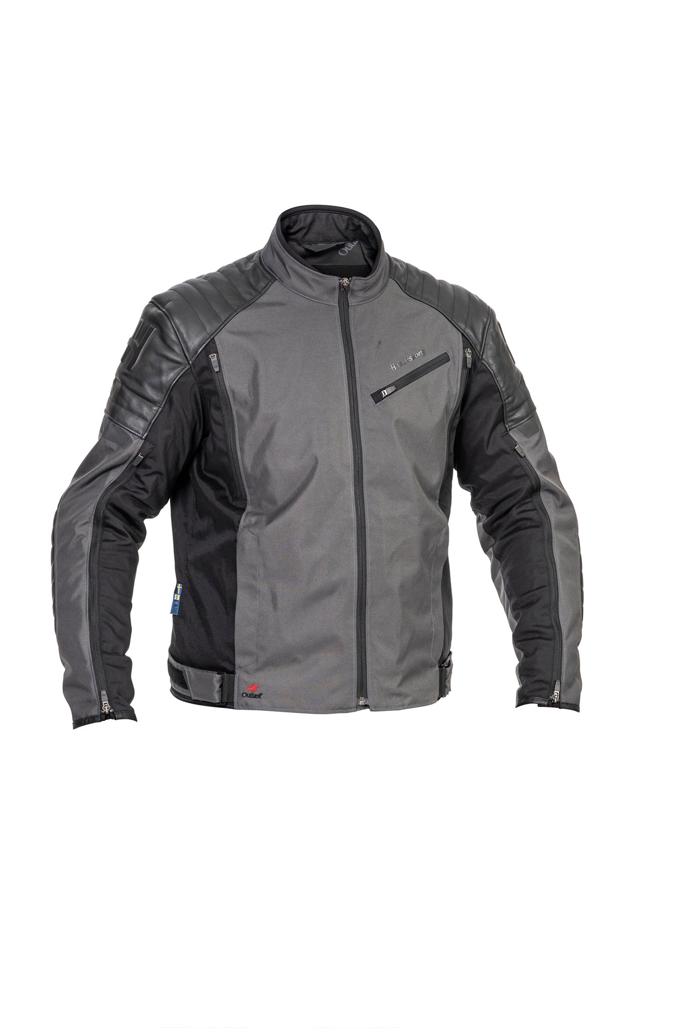 Halvarssons Textiljacka Solberg Mörkgrå/Svart