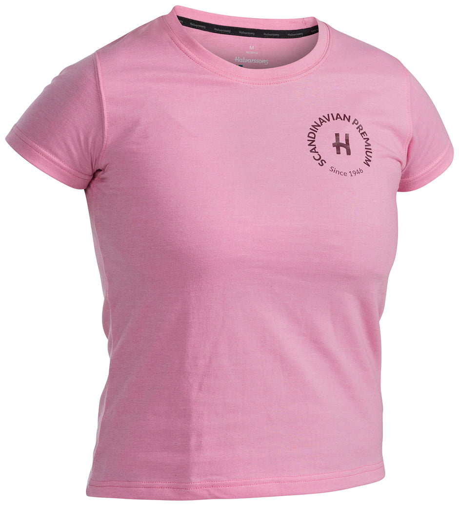 Halvarssons T-shirt H Tee Dam Rosa