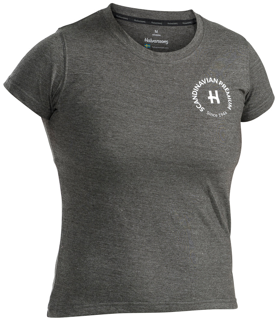 Halvarssons T-shirt H Tee Dam Grå