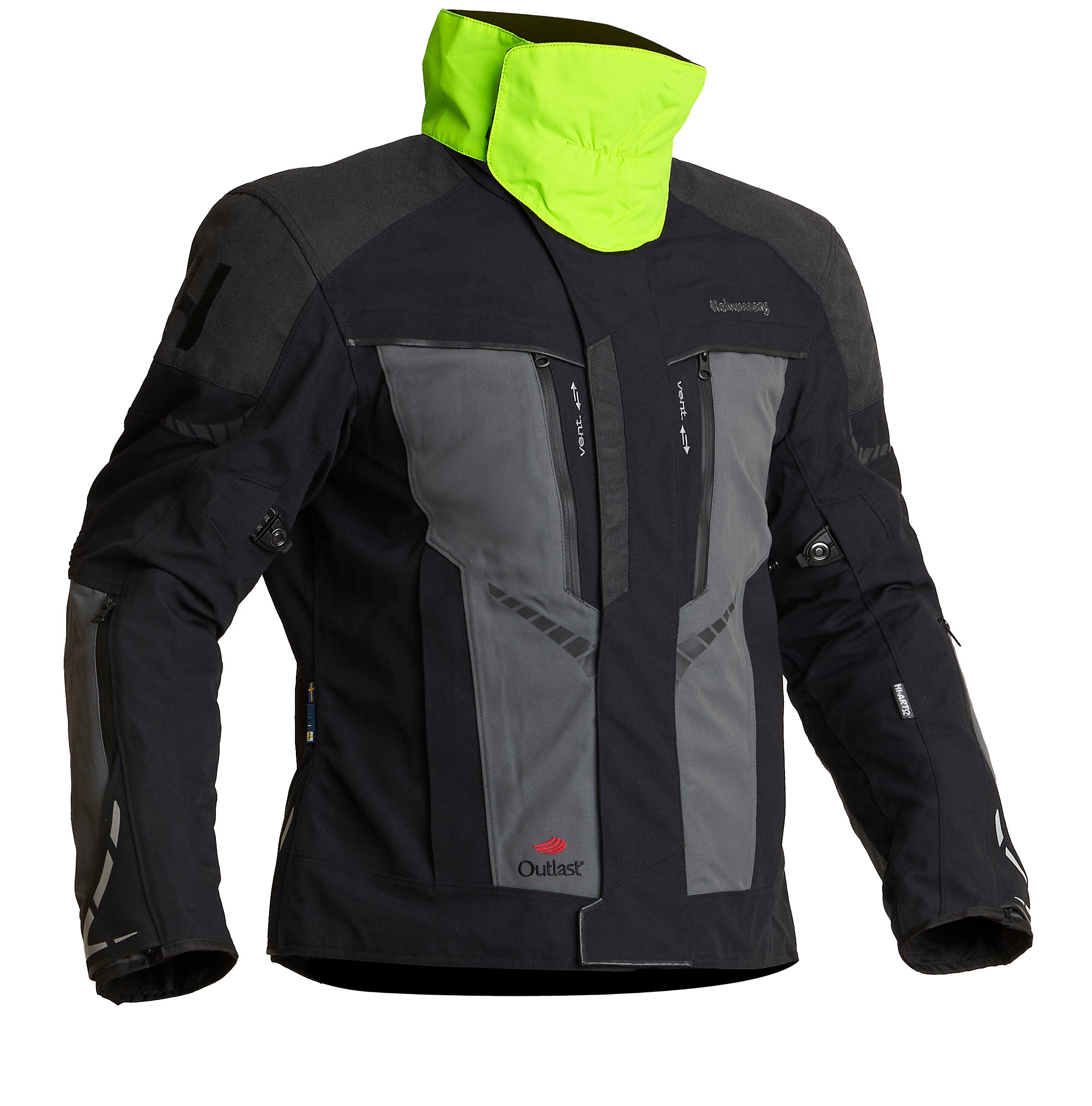 Halvarssons Textiljacka Vansbro Svart/grå