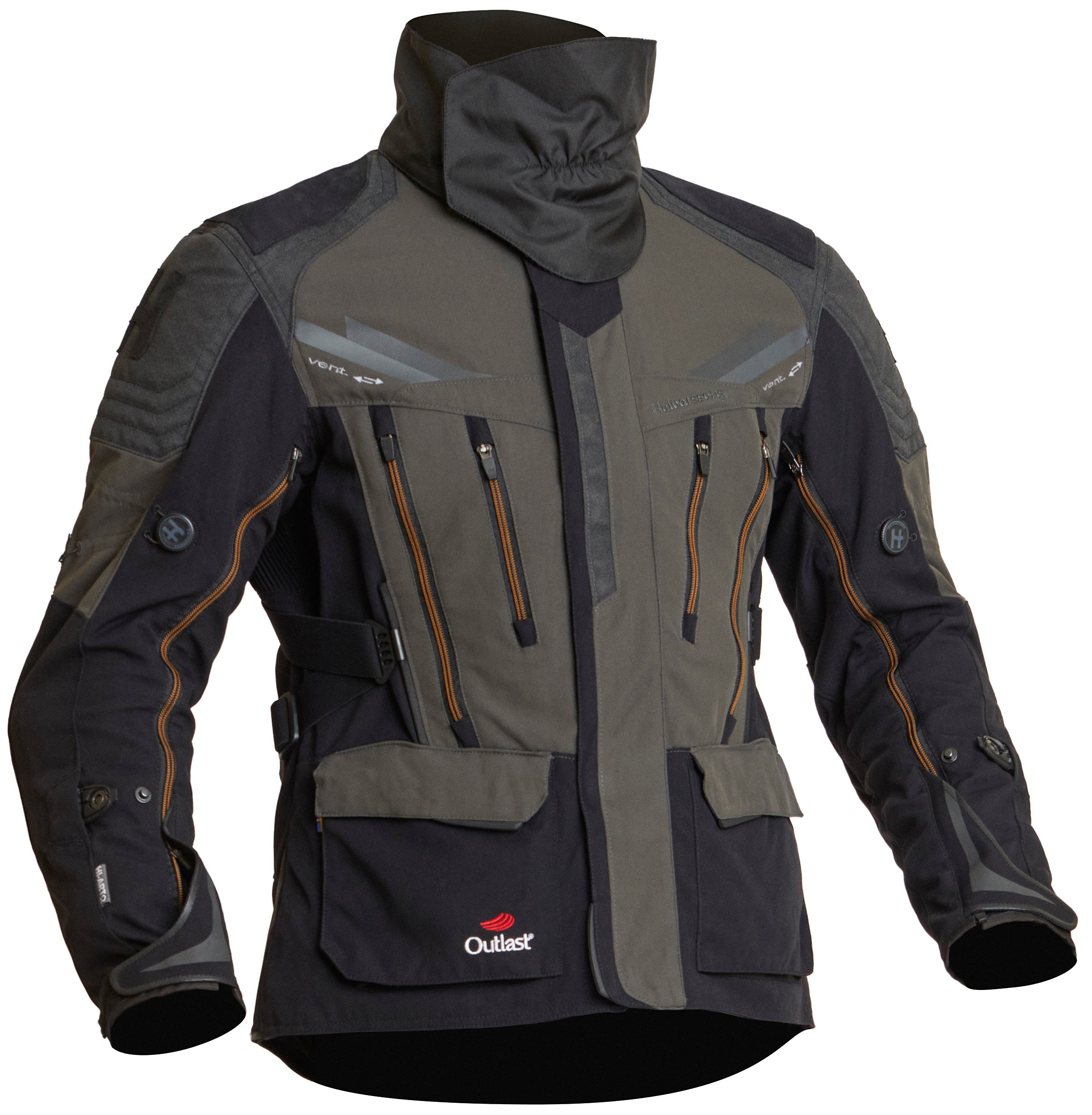 Halvarssons Textiljacka Mora Svart/grön