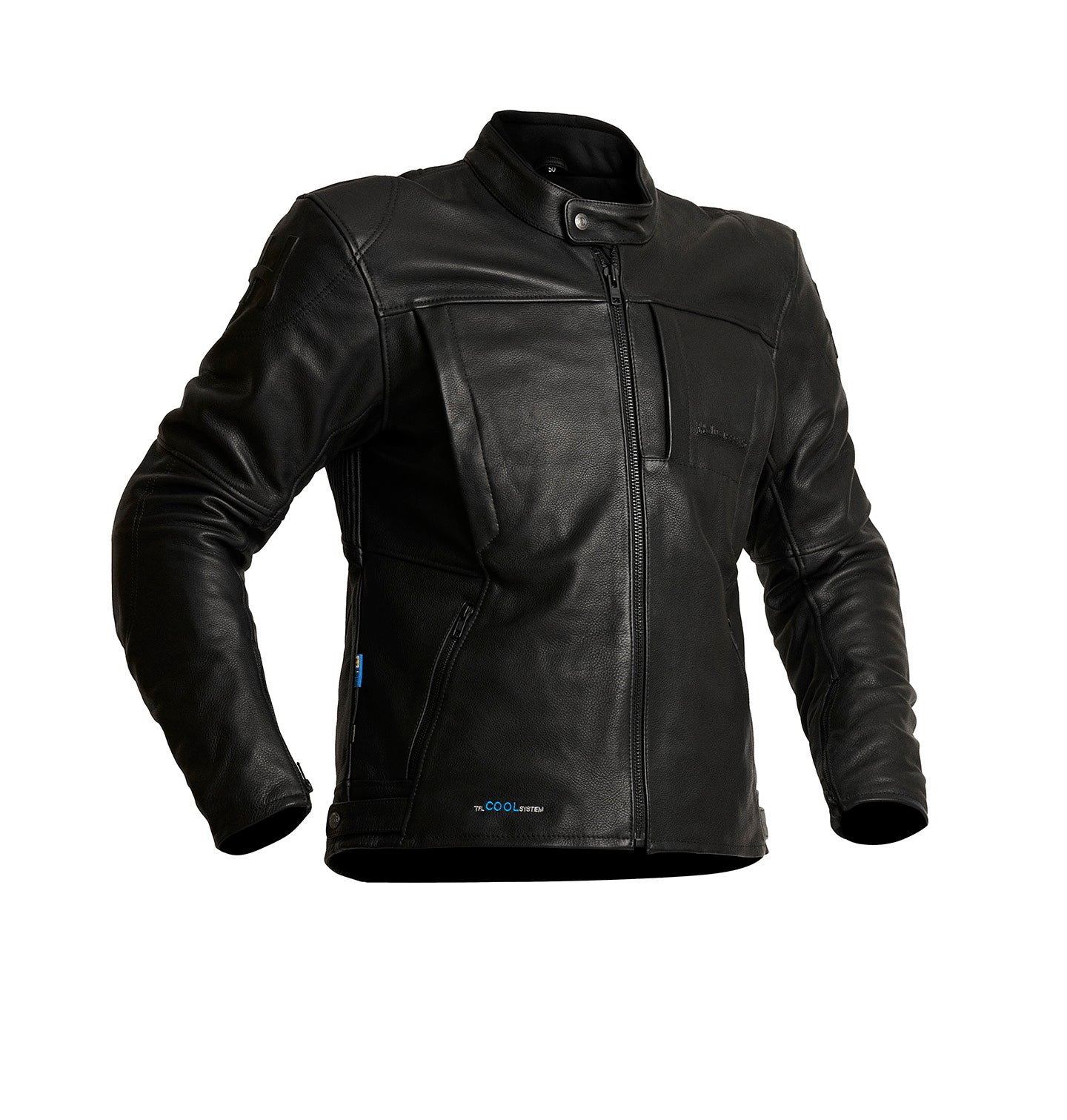 Halvarssons Skinnjacka Mangen Svart