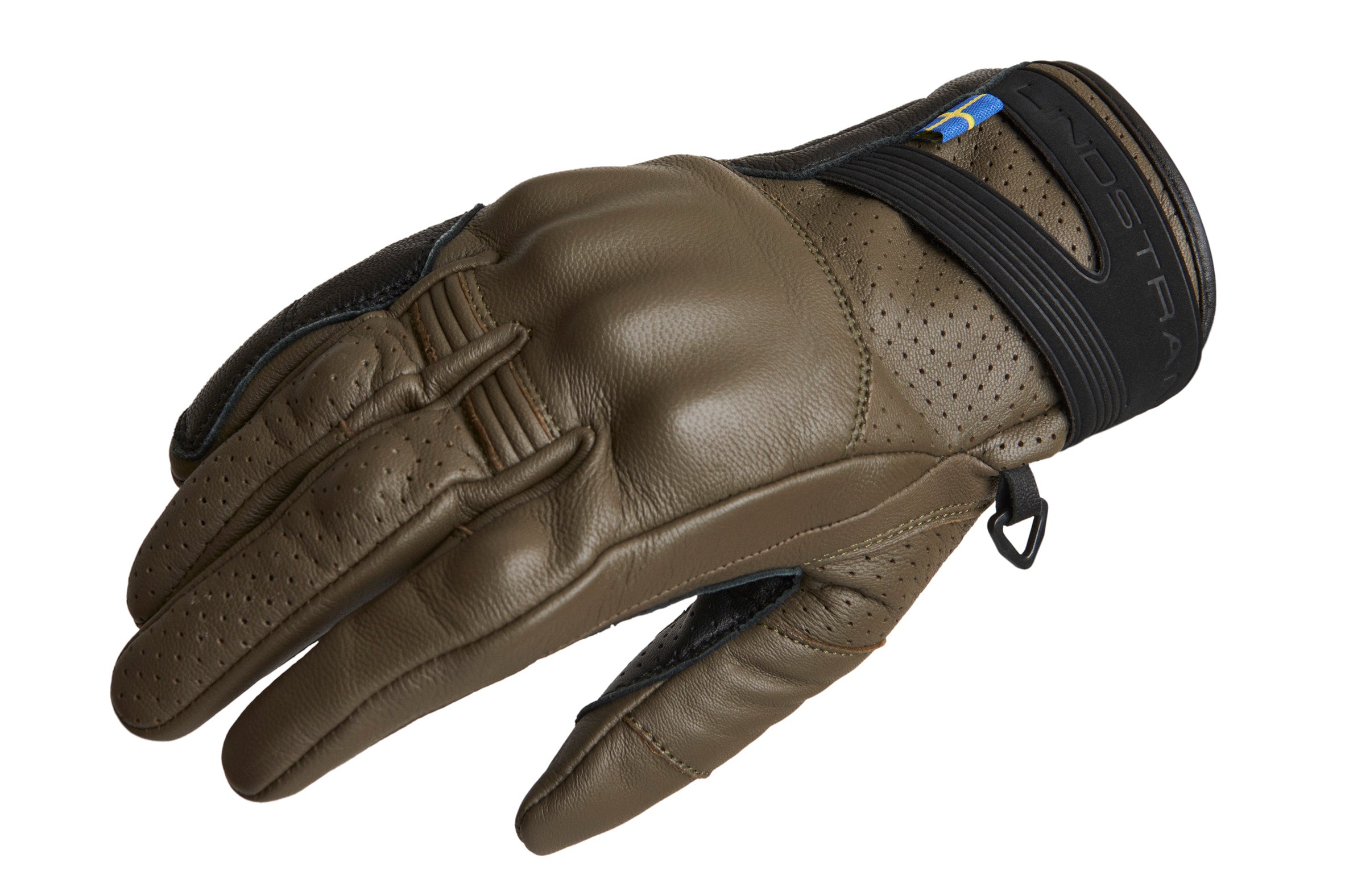 Lindstrands Mc Handske Holarna Militär grön