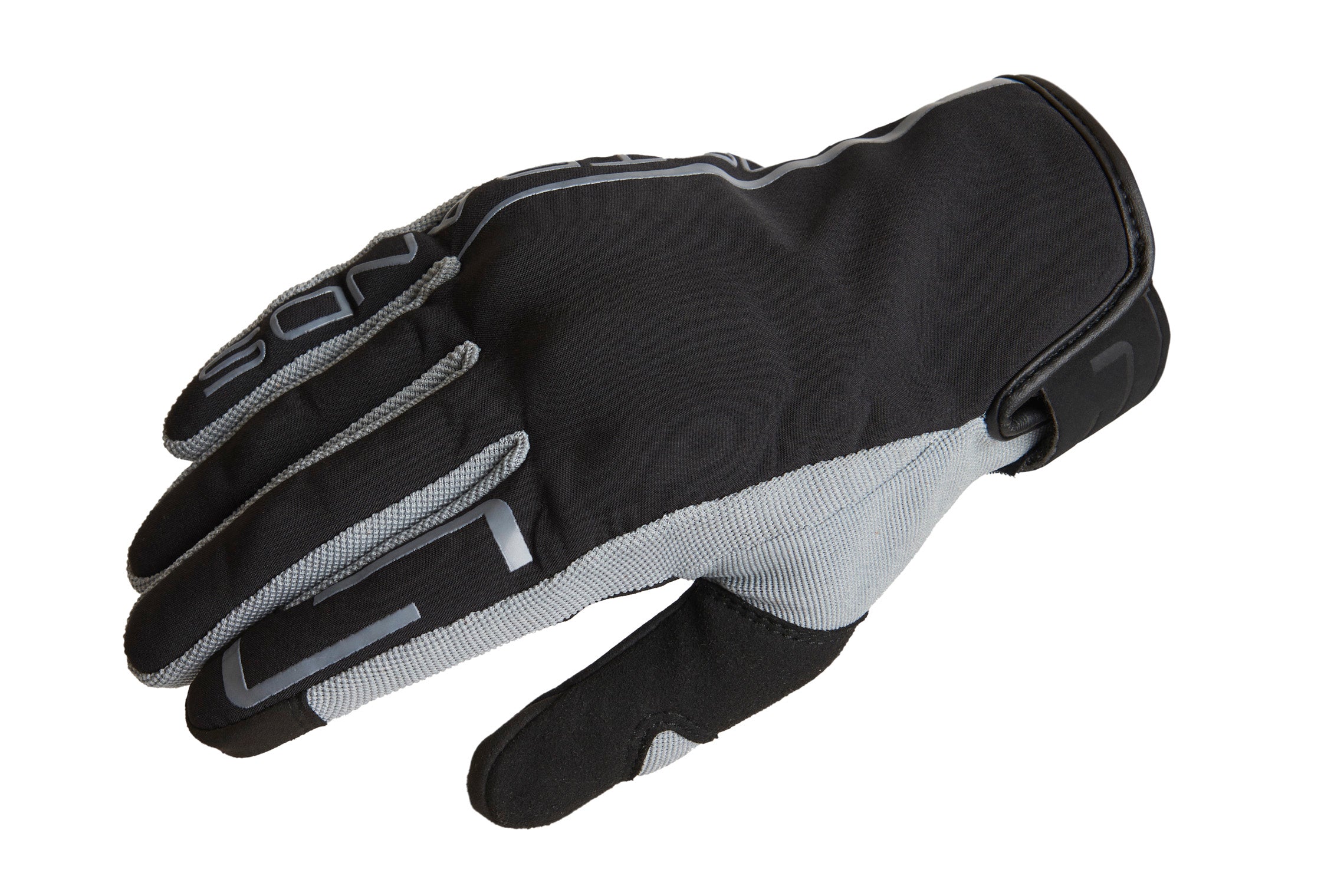 Lindstrands Mc Handske Eke Svart/grå