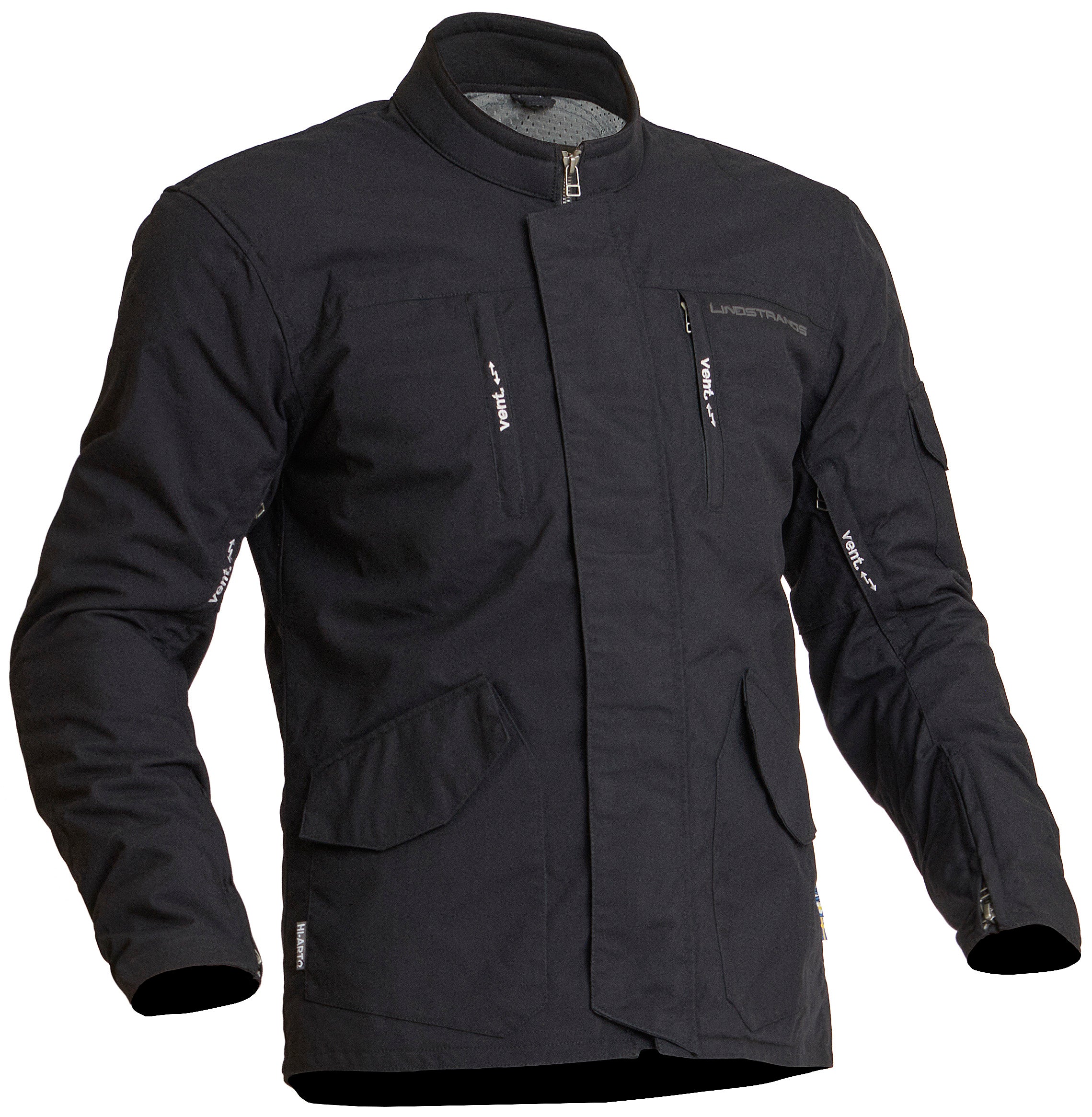 Lindstrands Textiljacka Tyfors Svart