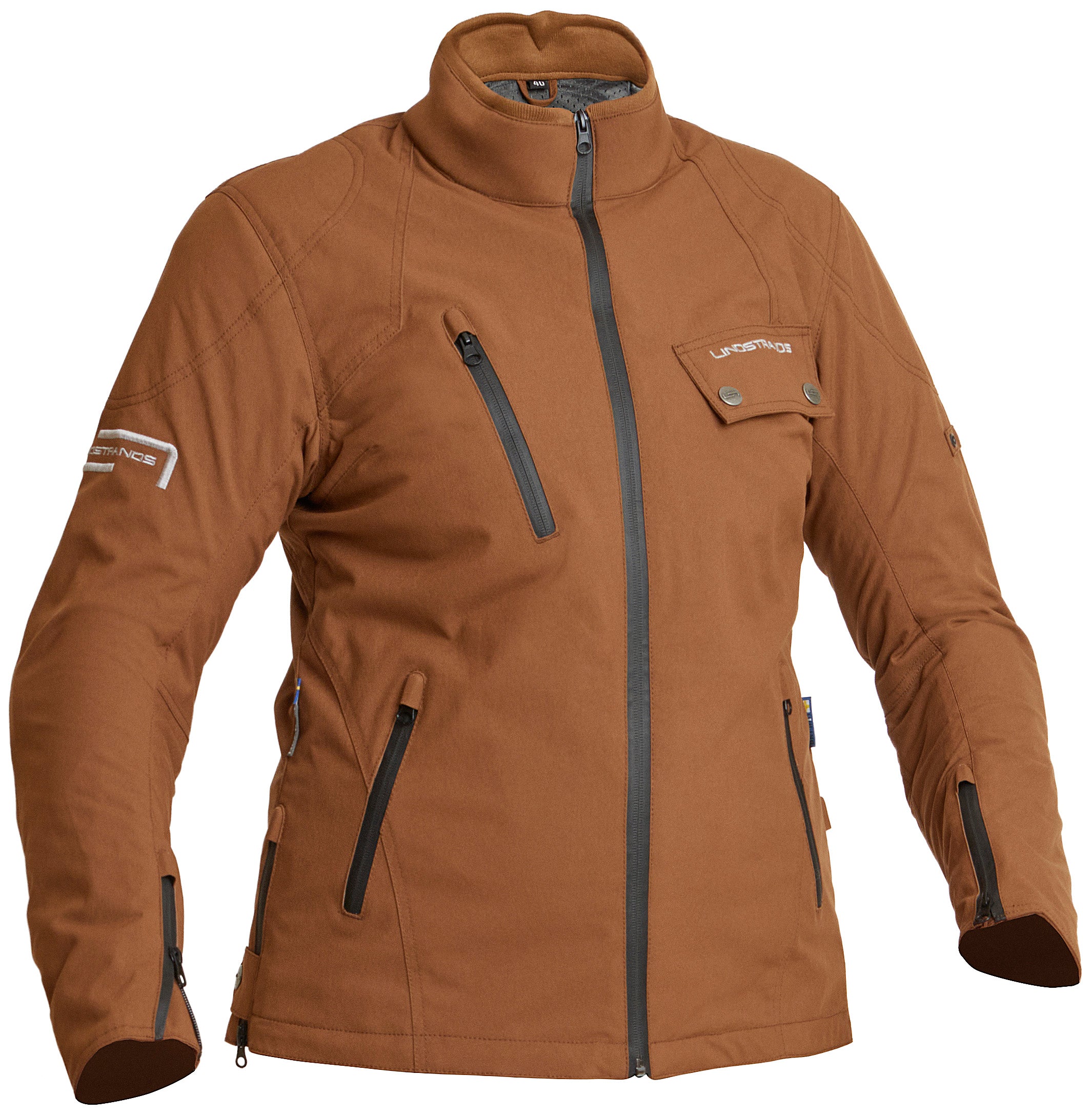 Lindstrands Textiljacka Kvien Dam Brun