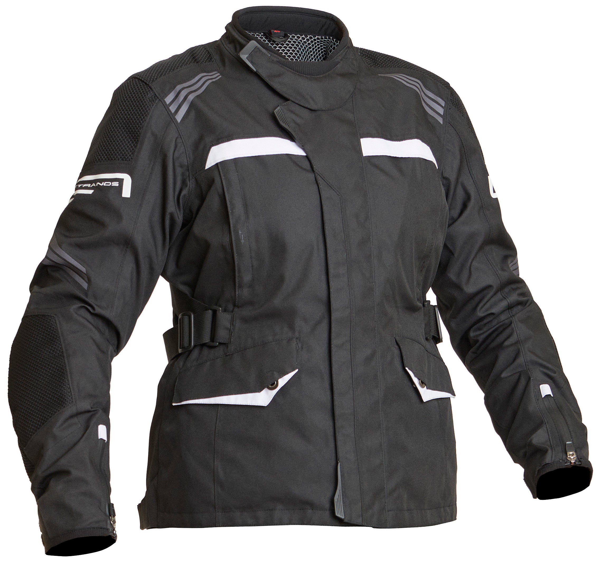 Lindstrands Textiljacka Granberg Dam Svart/vit