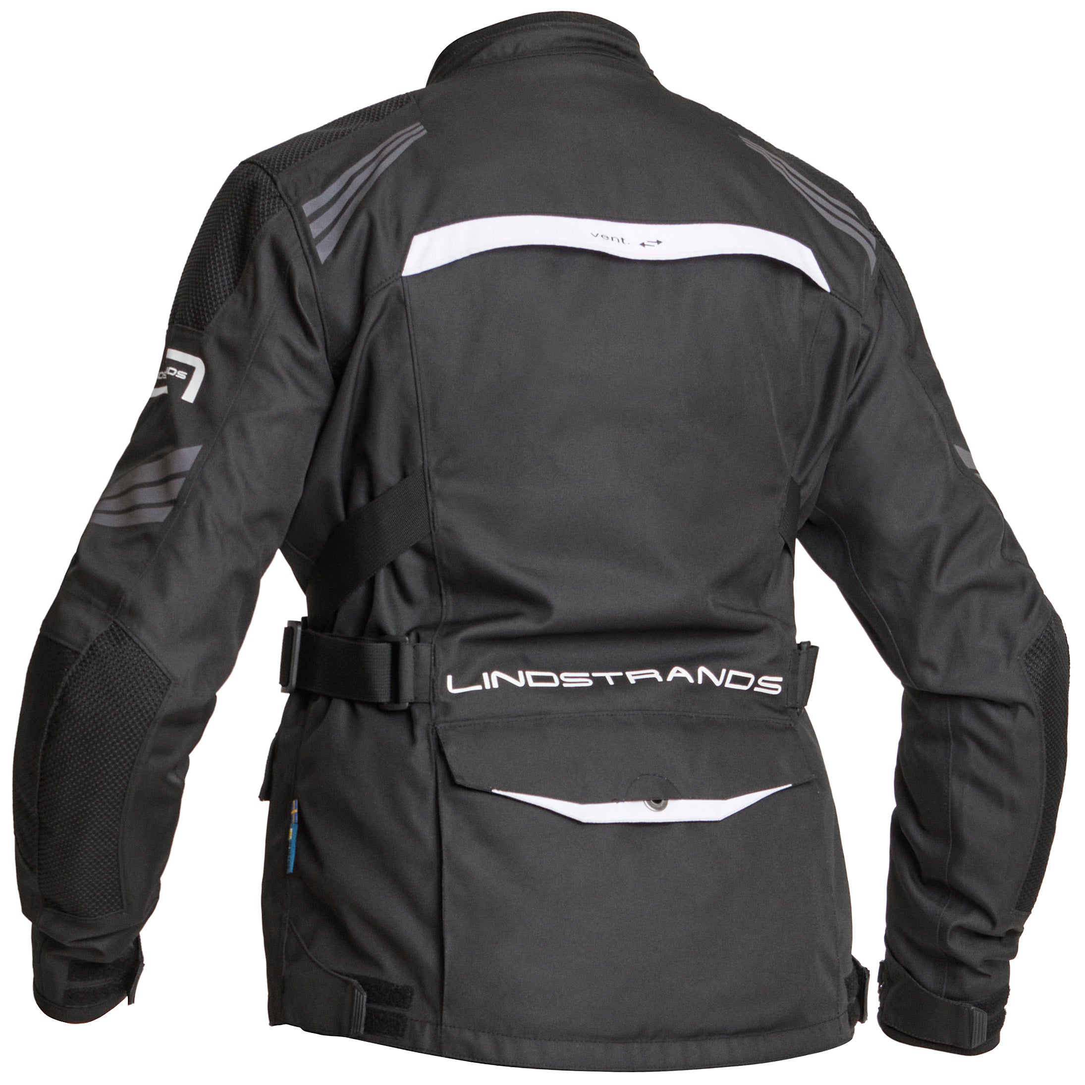 Lindstrands Textiljacka Granberg Dam Svart/vit