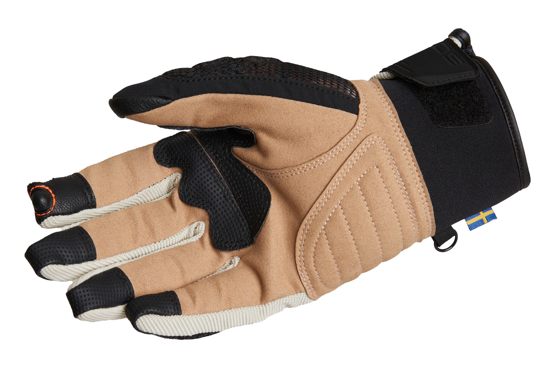 Lindstrands Mc Handske Nyhusen Svart/khaki