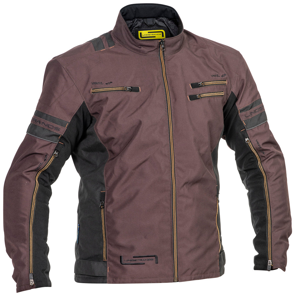 Lindstrands Textiljacka Lysvik Brun