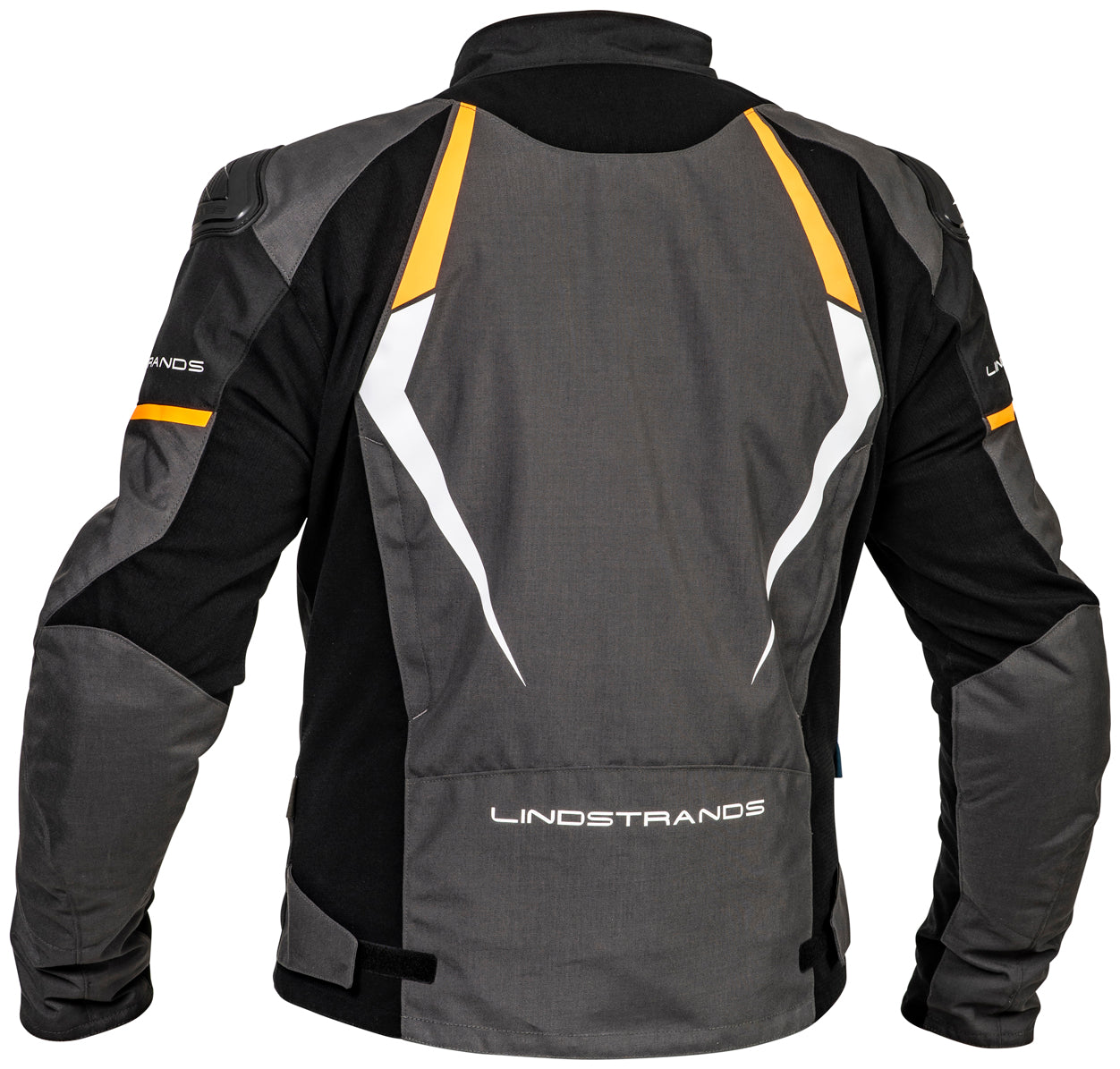 Lindstrands Textiljacka Sandvik Svart/orange