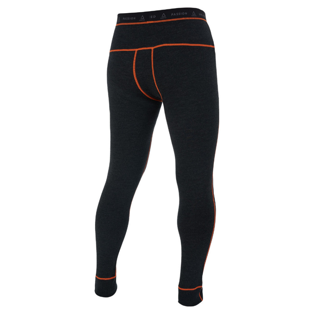 Amoq 100% Merino Underställ Byxor Grå/Orange