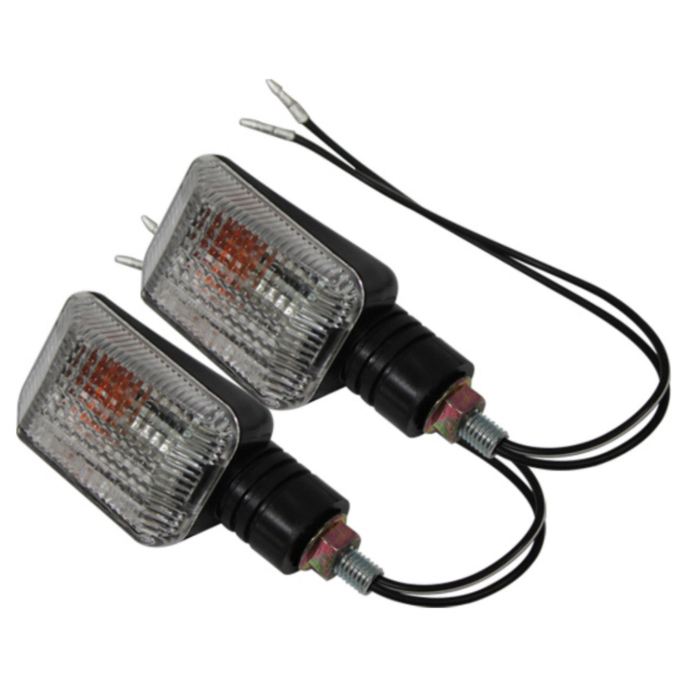 Hyper MINIBLINKERSPAR, svart klart glas