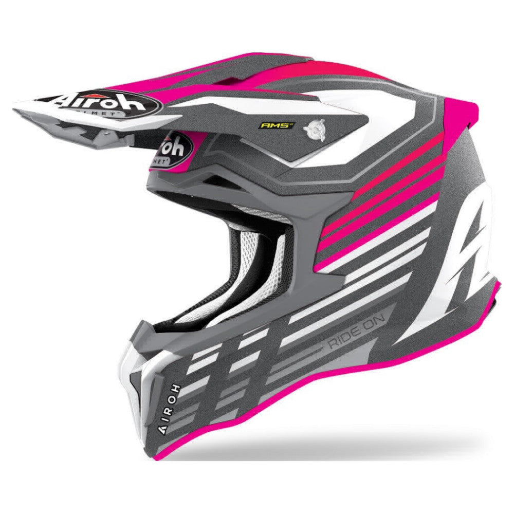 Airoh Hjälm Strycker Shaded rosa matt