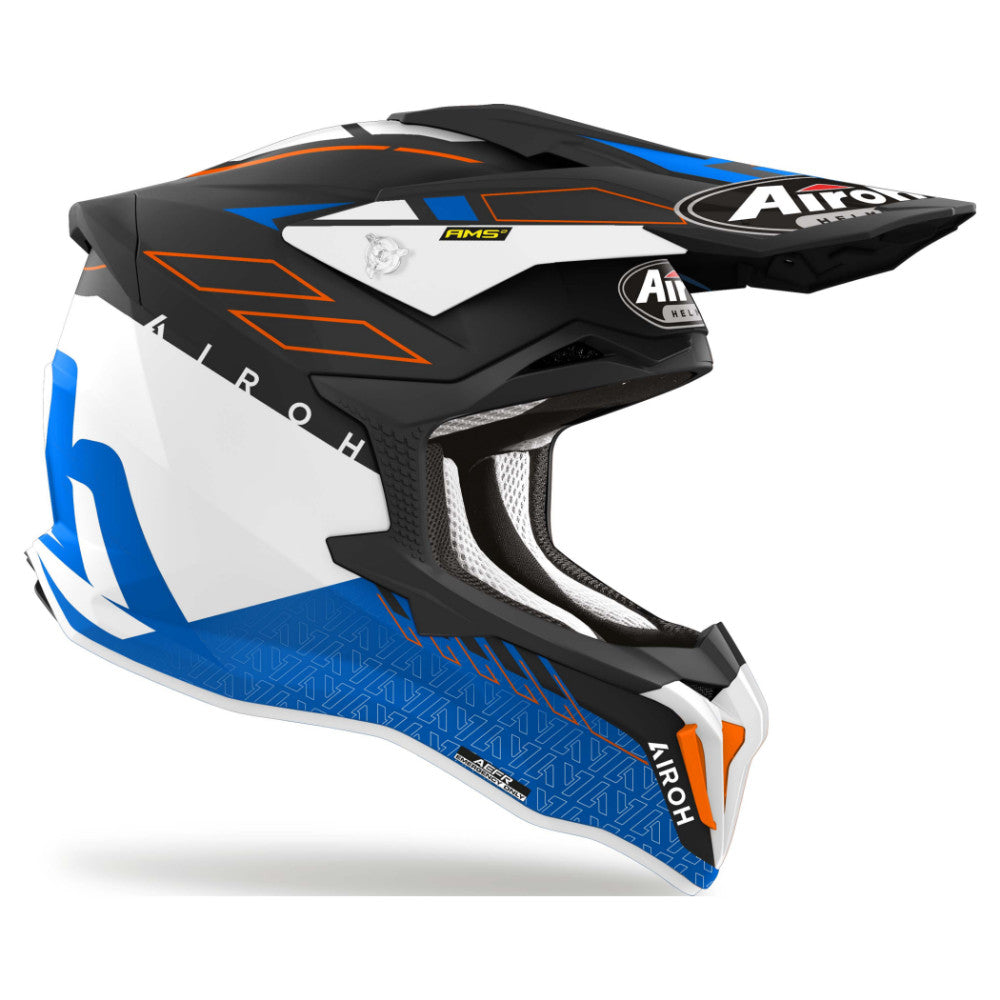 Airoh Hjälm Strycker Skin Blå Matt