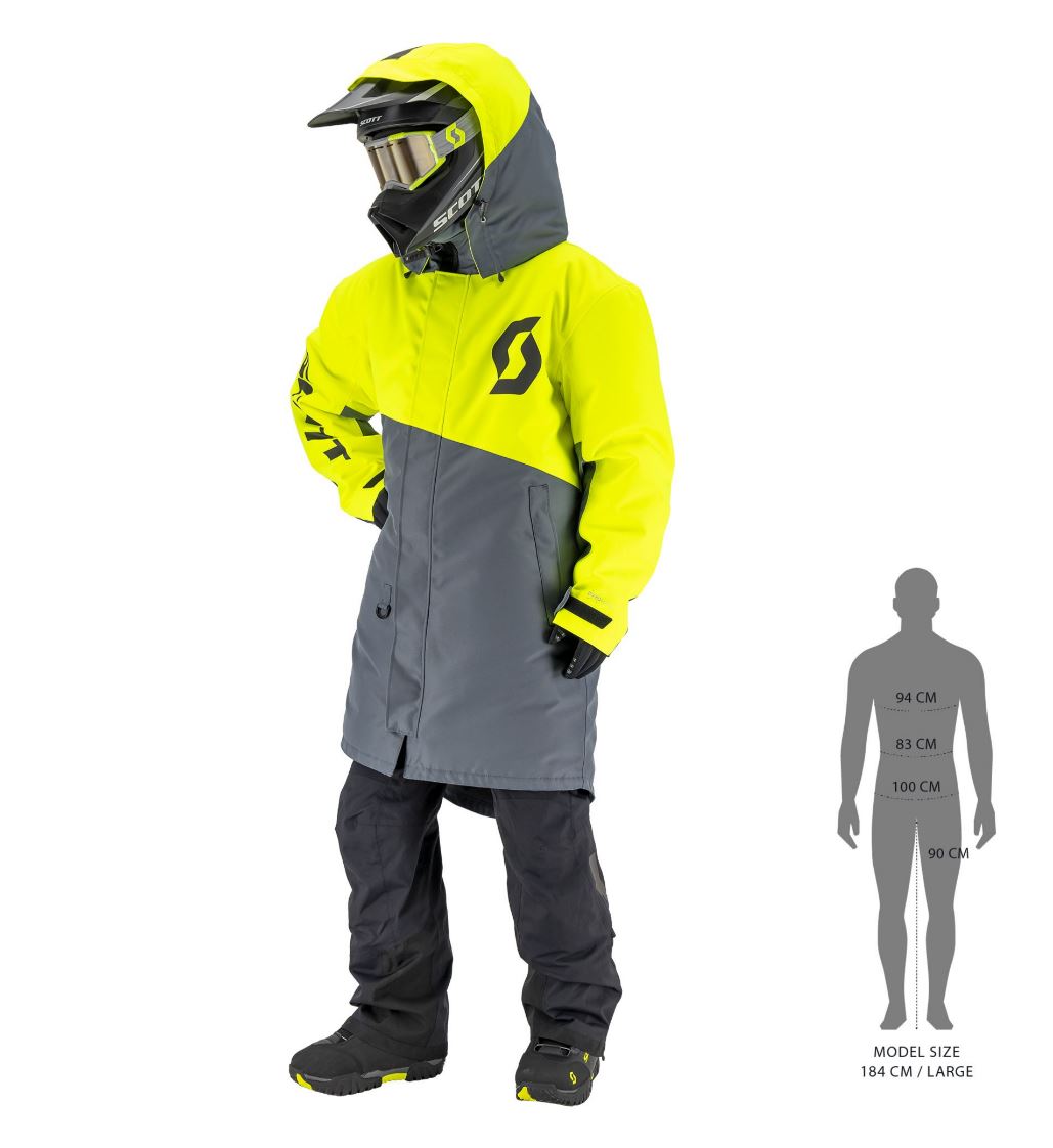 SCOTT Depårock Grå/Gul