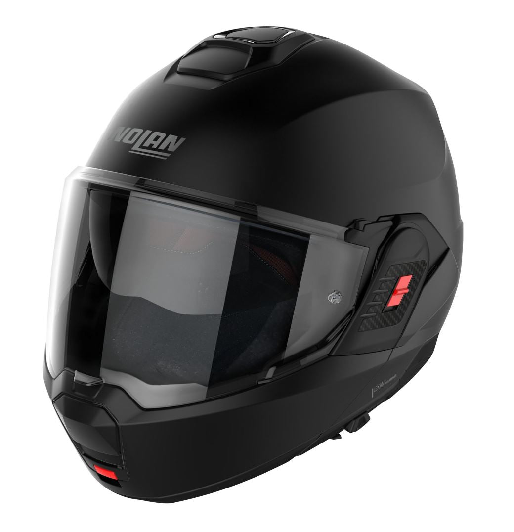 NOLAN N120-1 CLASSIC N-COM Öppningsbar Mc Hjälm Mattsvart