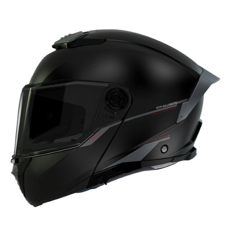 Mt Atom 2 Öppningsbar Mc Hjälm Mattsvart