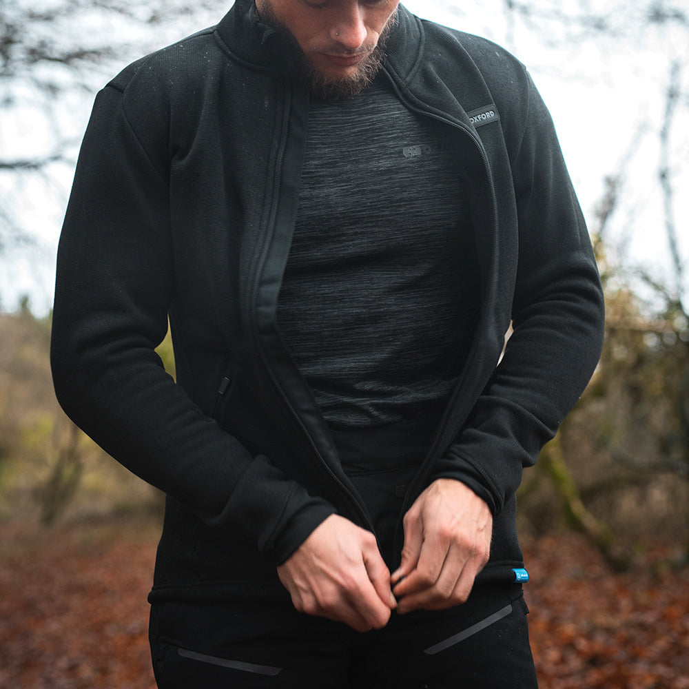 Oxford Advanced Base Layer Herr Tröja Charcoal