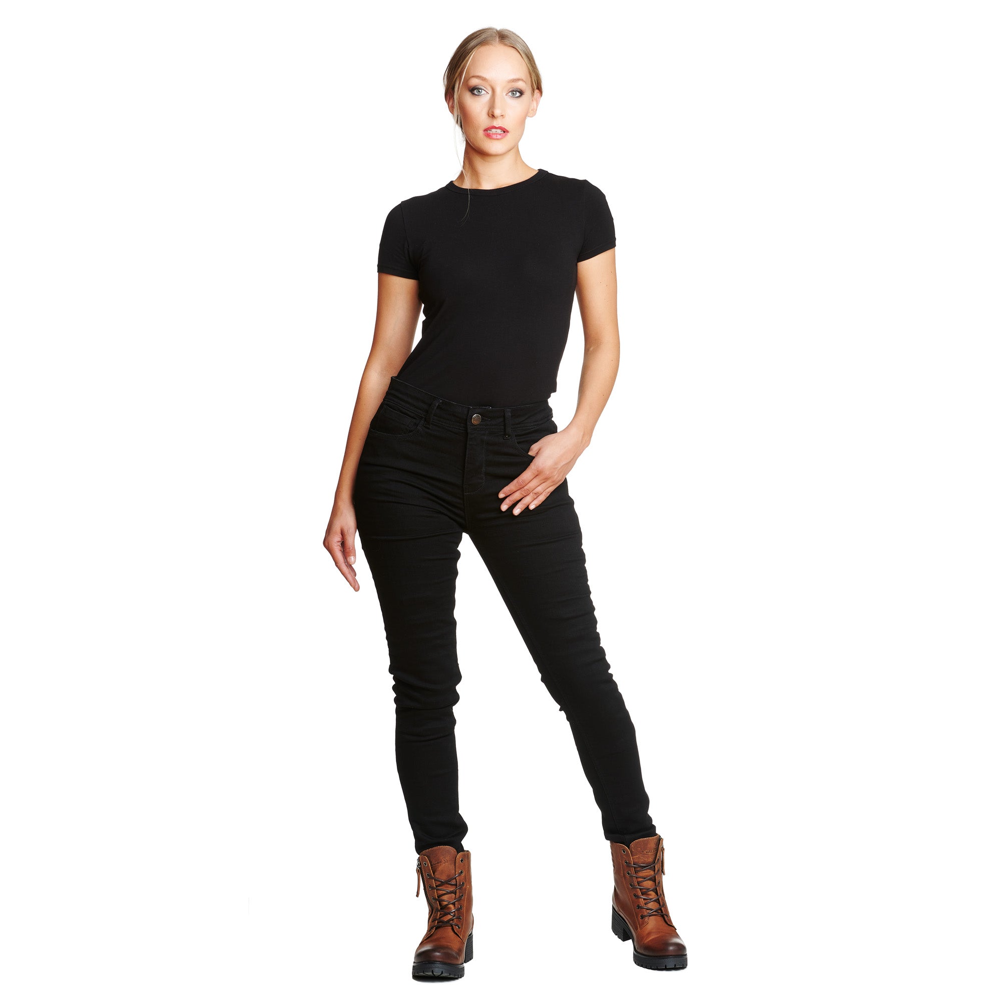 Sweep Kevlar Ladies Jeans Hannah, svart 26/30