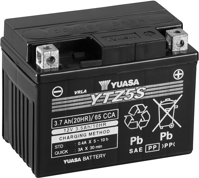 Yuasa Batteri,YTZ5S (cp) inkl syrapack