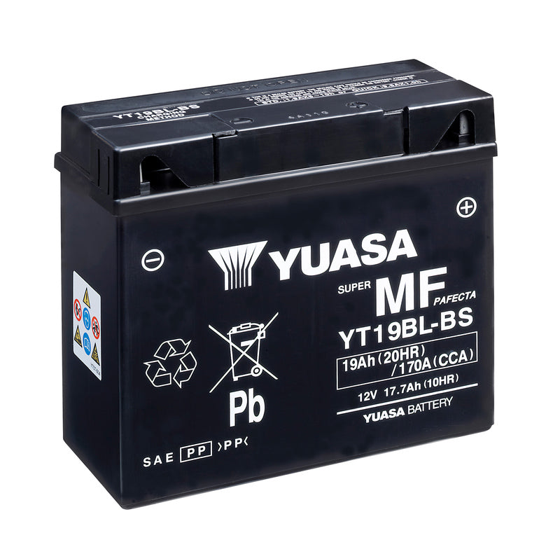 Yuasa Batteri,YT19BL-BS (cp) inkl syrapack
