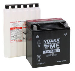 Yuasa Batteri YTX16-BS-1 (cp) inkl syrapack