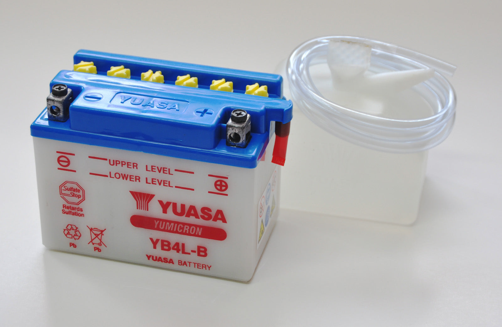 YUASA batteri YB4L-B (CP) Inkl syra