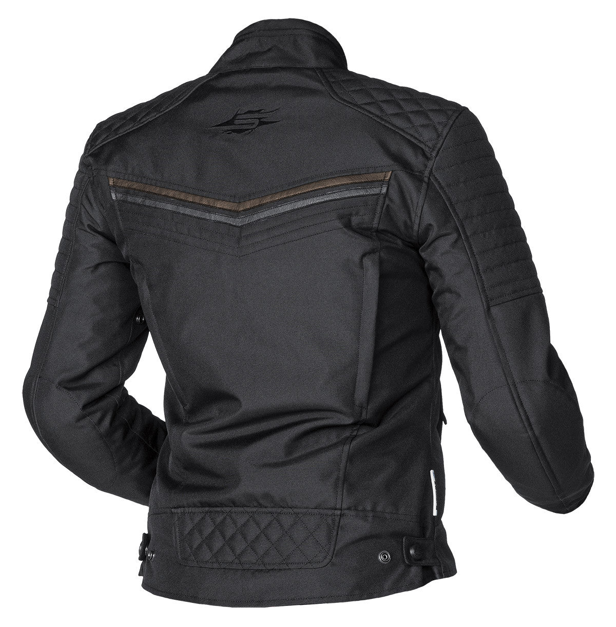 Sweep Scrambler vattentät dam textiljacka, svart/brun, 36