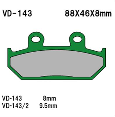 Vesrah Bromsbelägg VD-143