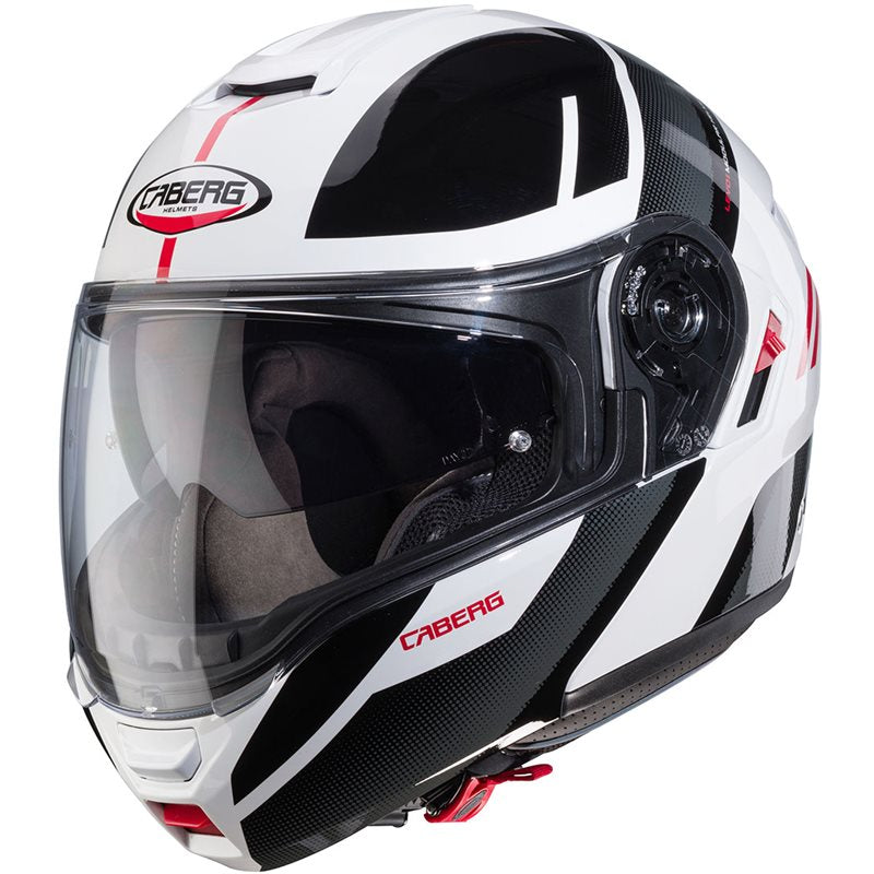 CABERG MC HJÄLM LEVO X MANTA VIT/ANTRACIT/SVART/RÖD