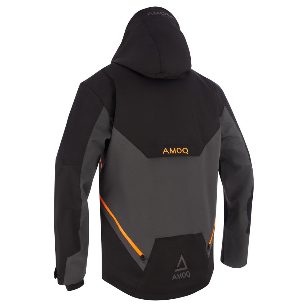AMOQ Vernal V2 Skoterjacka Svart/Orange
