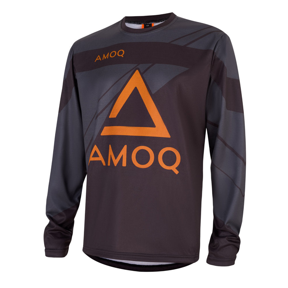 Amoq Snowcross Tröja Svart/Grå/Orange