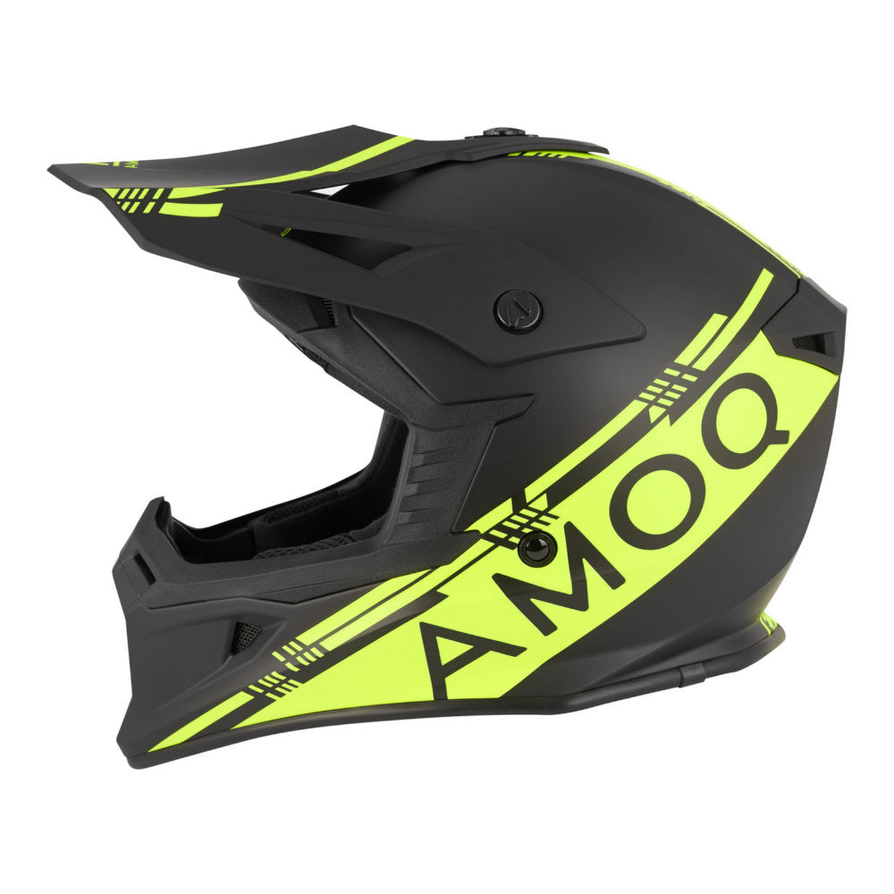 AMOQ Meteor V2 Hjälm Svart/HiVis