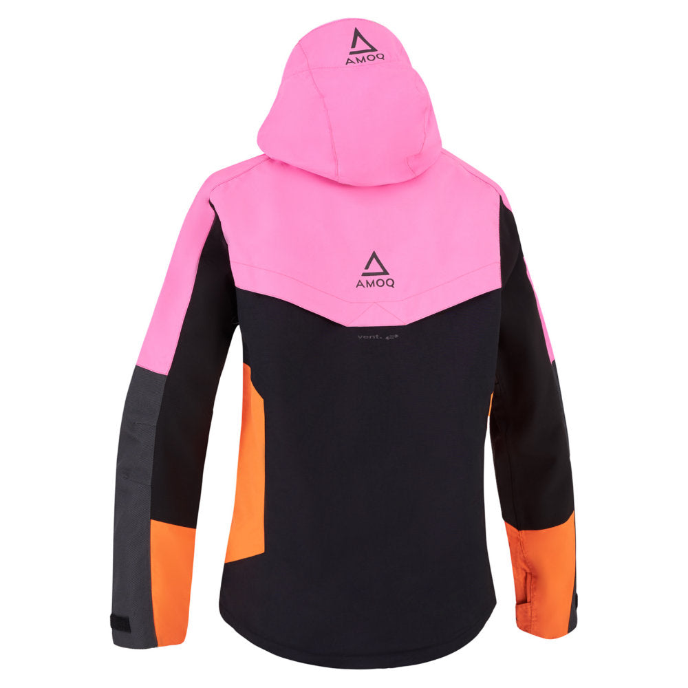 Amoq Aspect Jacka Dam Rosa/Svart/Orange