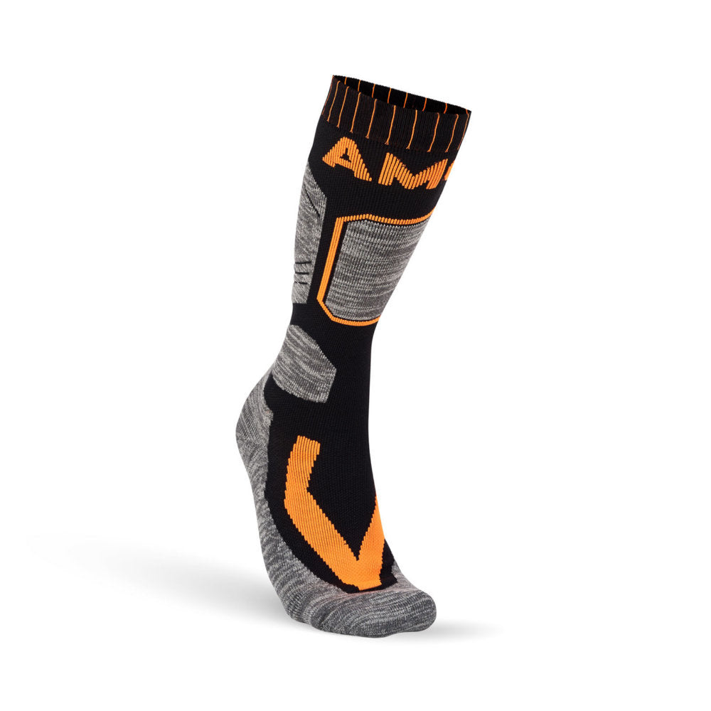 Amoq Skoterstrumpor Svart-Orange