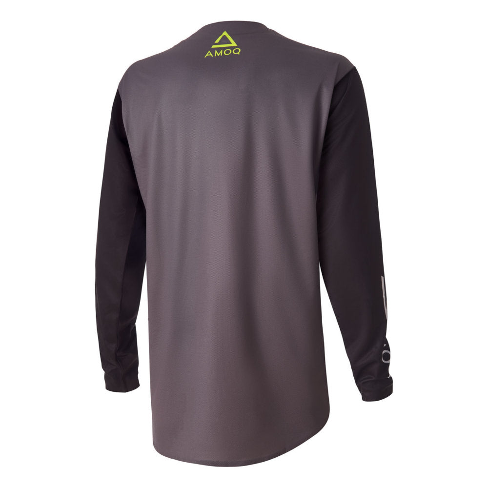 Amoq Ascent Comp Crosströja Grå/Svart/Hivis