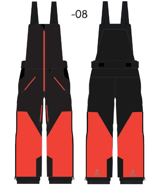 Amoq Void Byxor Orange/Svart