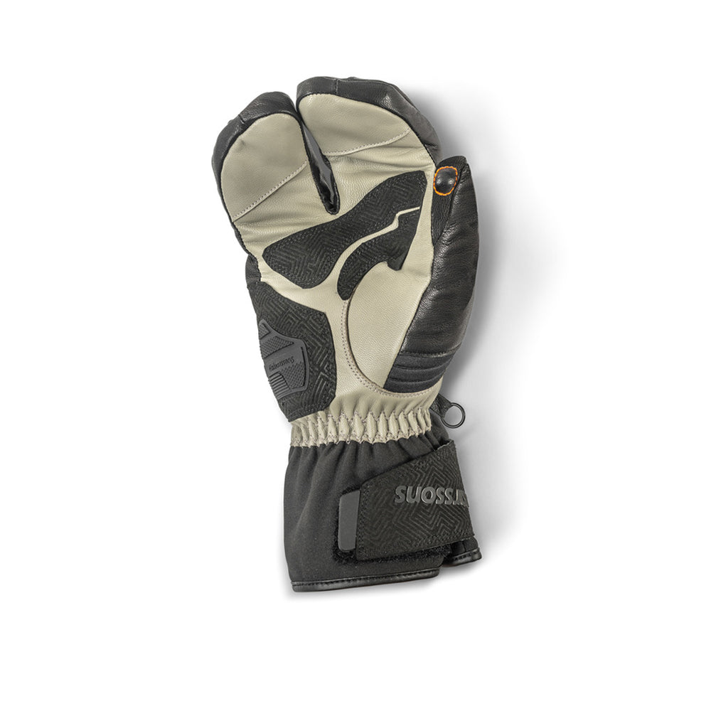 Halvarssons Mc Handske Duved Svart/Grå