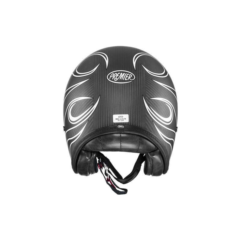 Premier Mc Hjälm Vintage Platinum ED. Carbon FR Silver Chromed BM