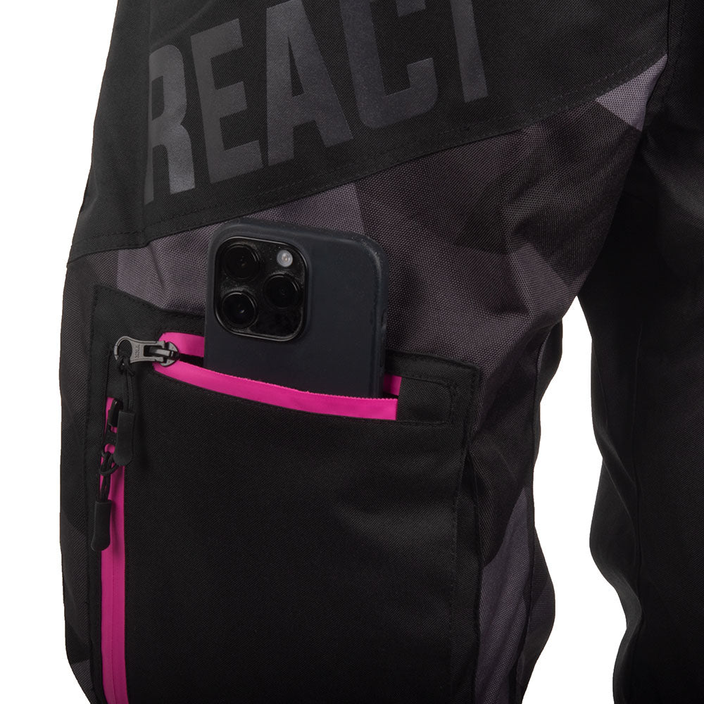React Dunder V3 Dam Svart/Rosa/Camo