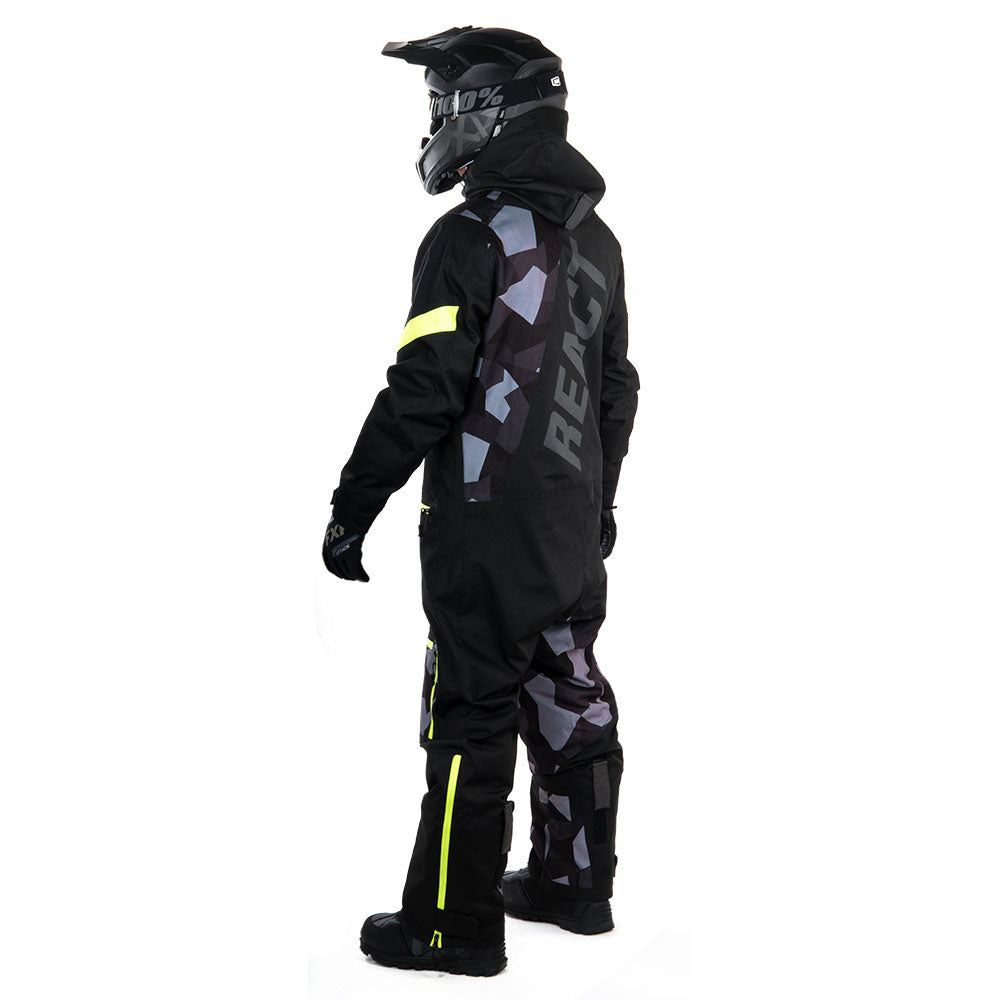 React Dunder V3 Herr Svart/Gul/Camo XS