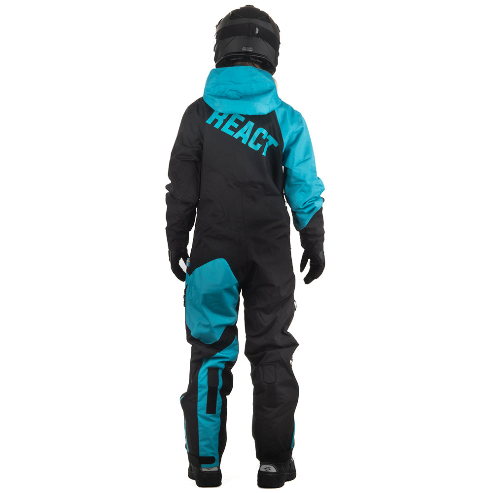 React Peak Lite V3 Dam Svart/Aqua 32