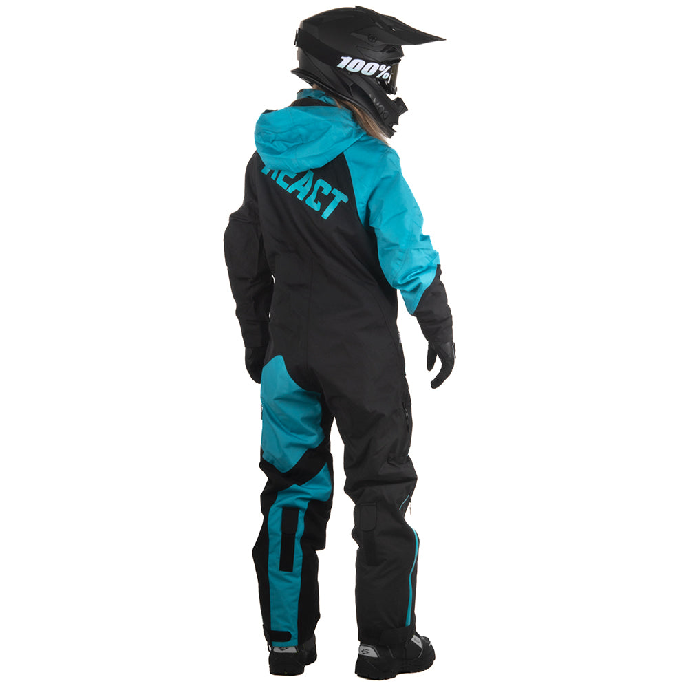 React Peak Lite V3 2025 Dam Svart/Aqua - Skoteroverall