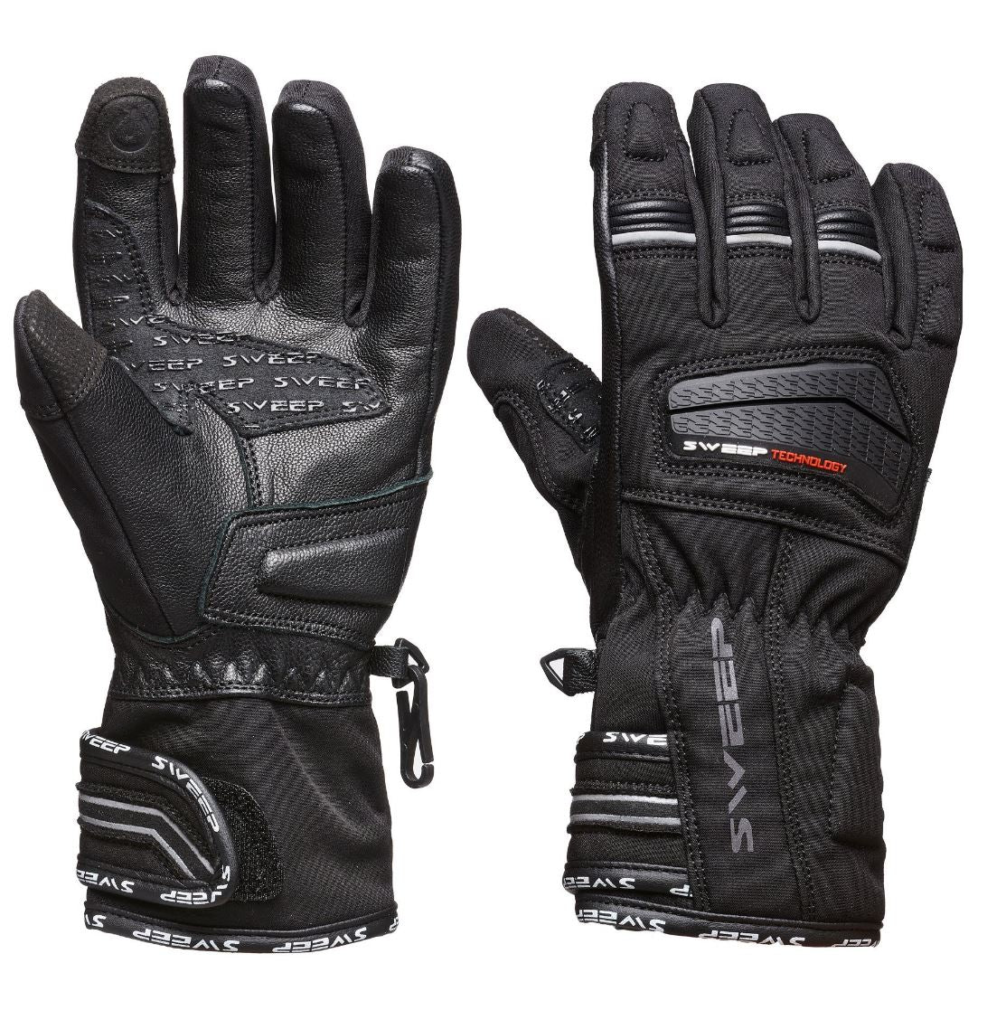 Sweep Tourer Vattentät Handske Svart