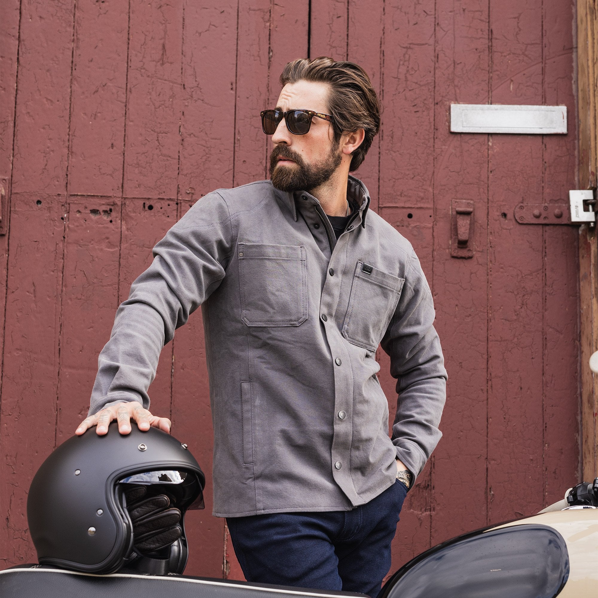 Oxford AA Ridgeback MS Shirt Black S